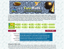 Tablet Screenshot of freemathprogram.com